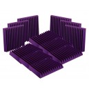 SET Auralex Acoustics 2" StudioFoam Wedges Purple